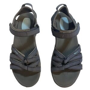 Teva Tirra Hiking Sandals Gray Blue Womens 8 UK 6 EU 39